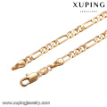 43649 new design indian gold plated necklace fashion 18k delicat simple jewelry necklace